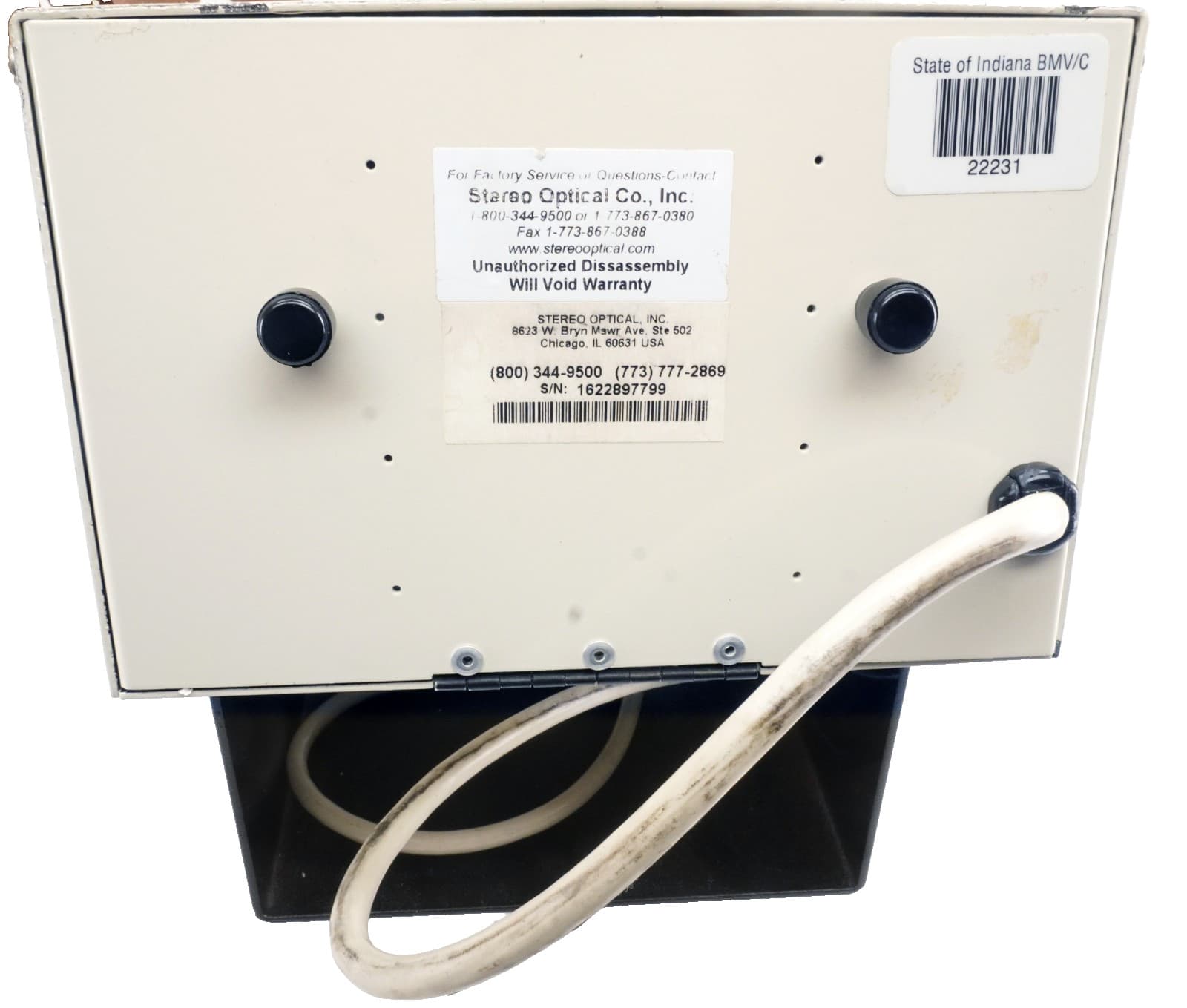 Stereo Optical OPTEC 1000 DMV Vision Screener Tester 1000DMV w/Keypad Controller 4