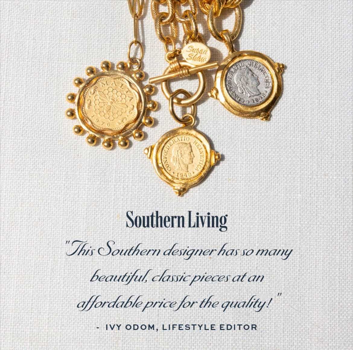 Susan Shaw Horse Bit Bracelet - Charm Toggle Link Chain 24k TGP NWT $106 NWT! 3