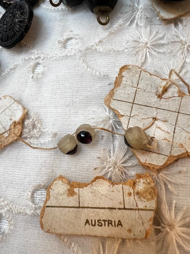 Lot of 50 Antique Ebony Buttons Beautiful Designs Victorian Styling Buttons 2