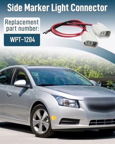 2-Pin Side Marker Light Connector Pigtail Fit for Chevy Cruze 2011 2012 2013  5