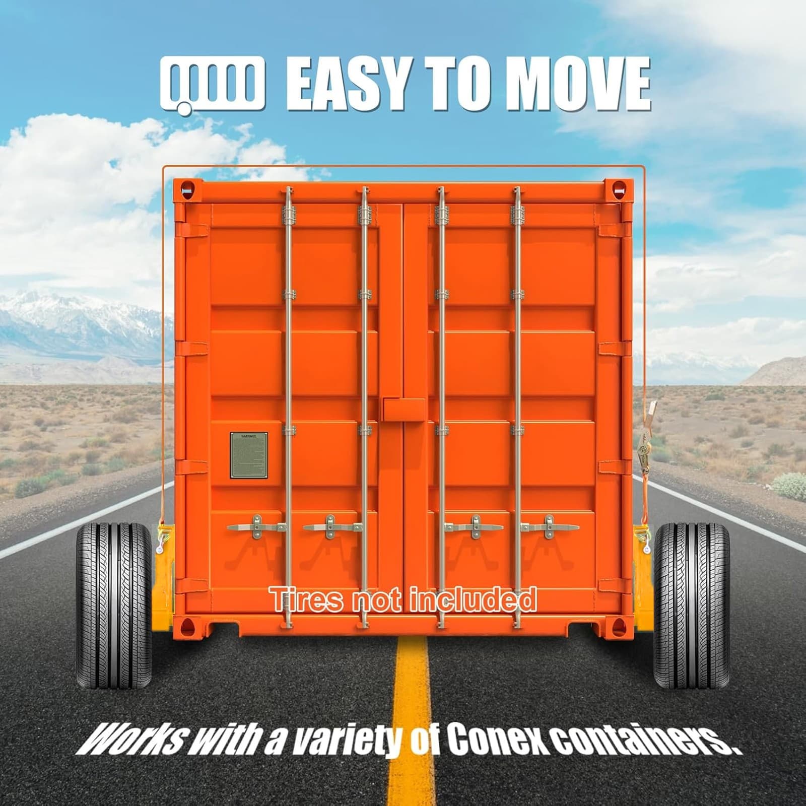 New upgrade Superior Shipping Container Wheels .8x6.5 Lug .container accessories 6