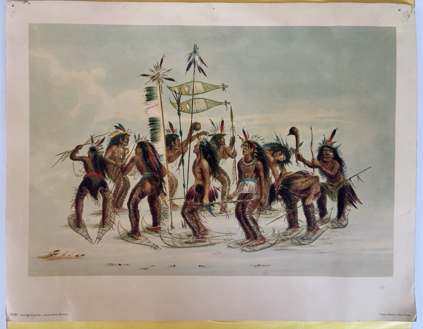 George Catlin’s North American Indian Portfolio Complete set Of 6 Penn Prints 6