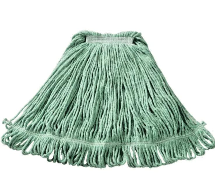 Rubbermaid Commercial Super Stitch D21306 Green Large Mop Head Refill Pack of 4