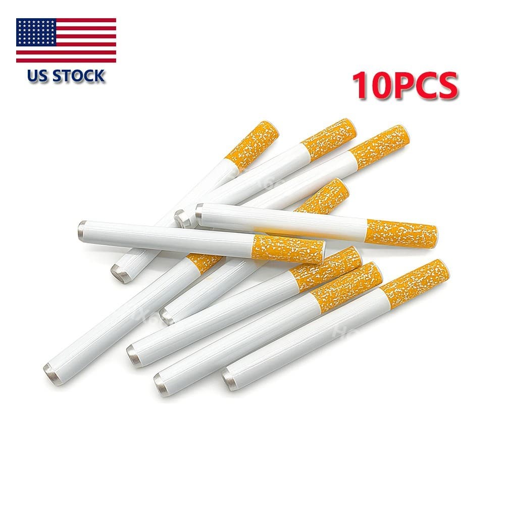 10x Metal One Hitter Dugout Pipe Cigarette Bat Large 78mm / 3.07" Free Shipping!