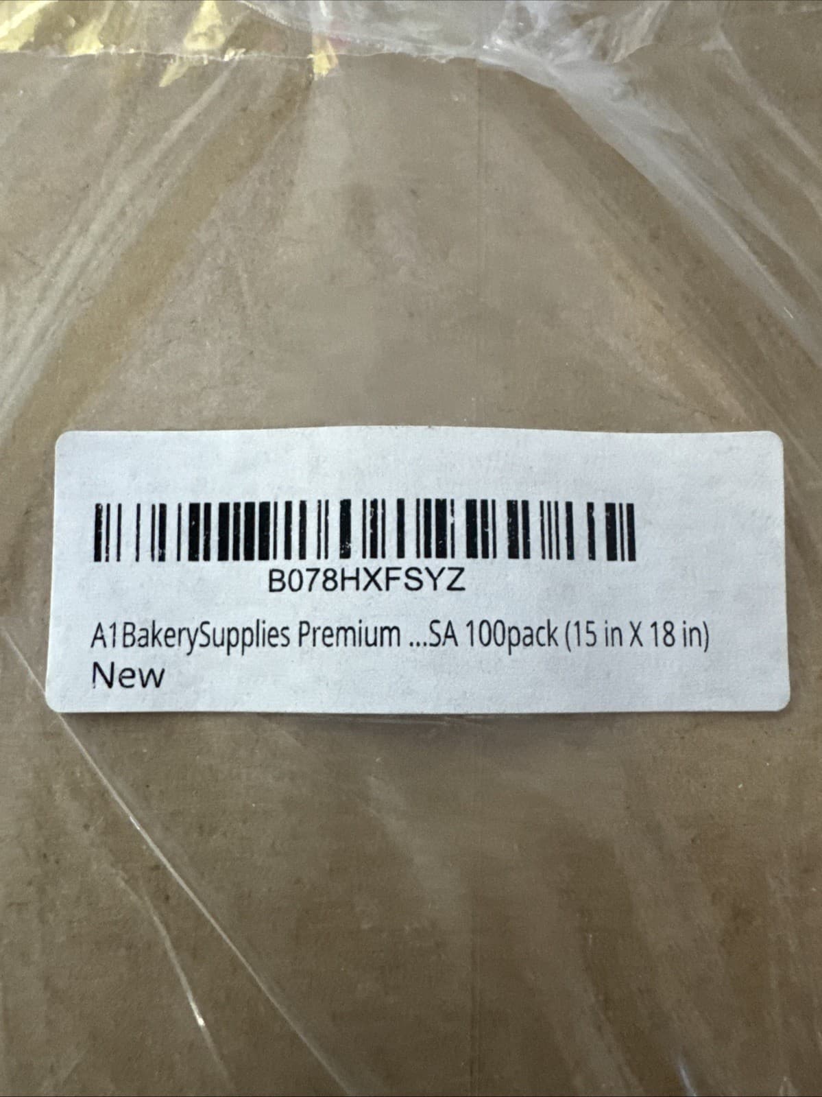 QTY=1 Box of 100: 14905 Duro #30 15" X 18" Brown Kraft Paper Merchandise Bags 5