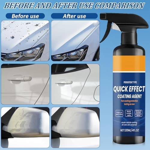 2PCS Advanced Car Quick-Acting Coating Agent Spray, Quick Effect Coating Agent  3