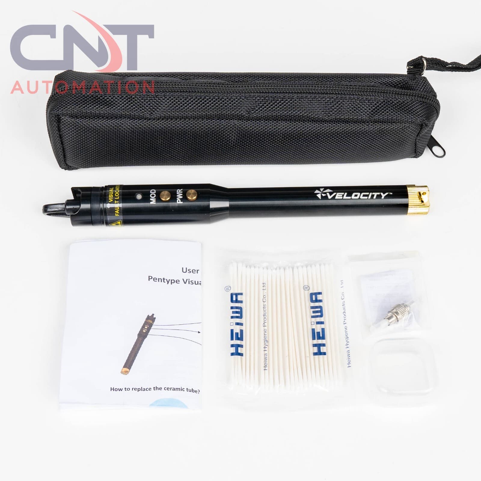 VFL-650P Optical Fiber Pentype Visual Fault Locator SM and MM Fiber Velocity VFL