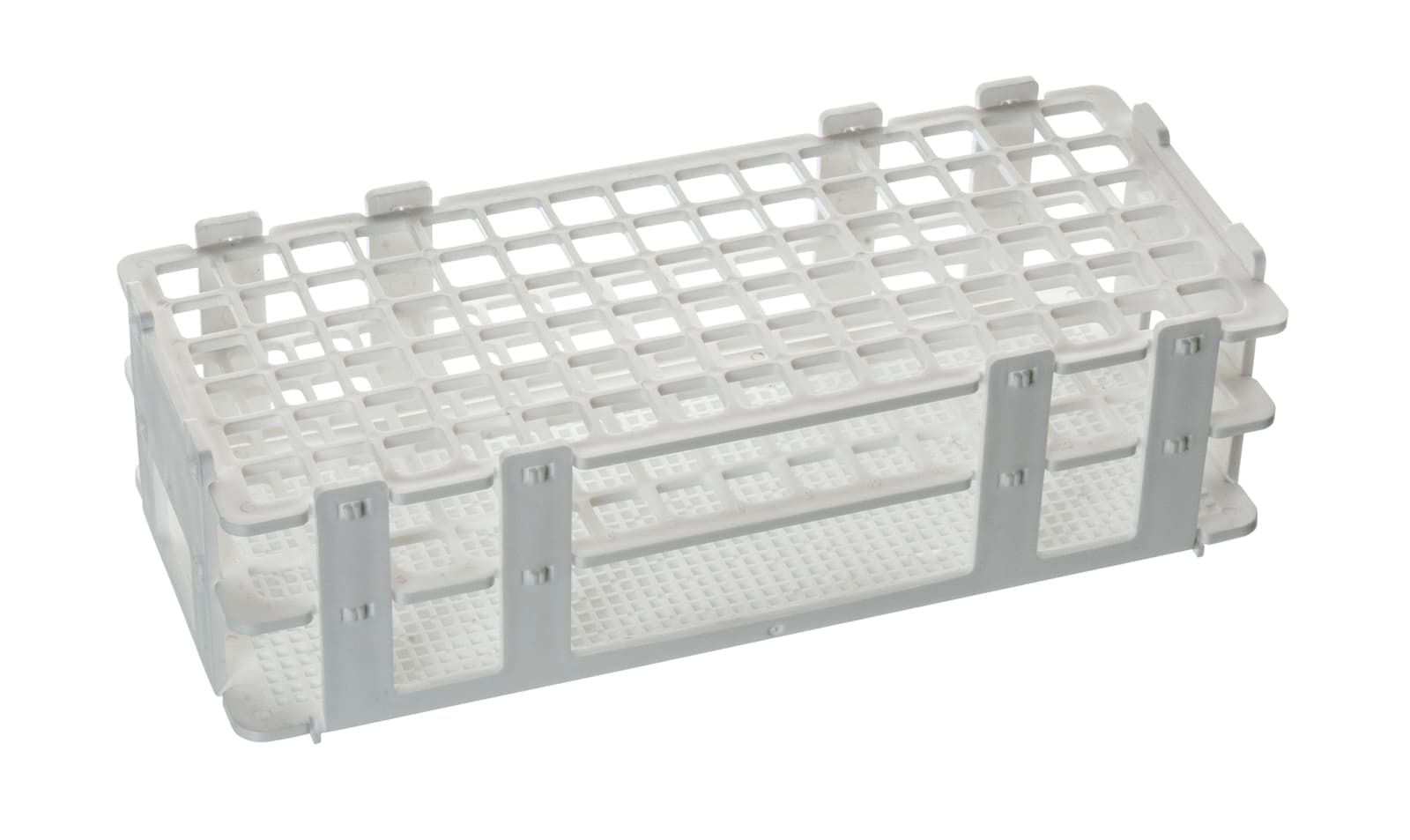 Eisco Labs Polypropylene Test Tube Rack, Holds 90 13mm Tubes