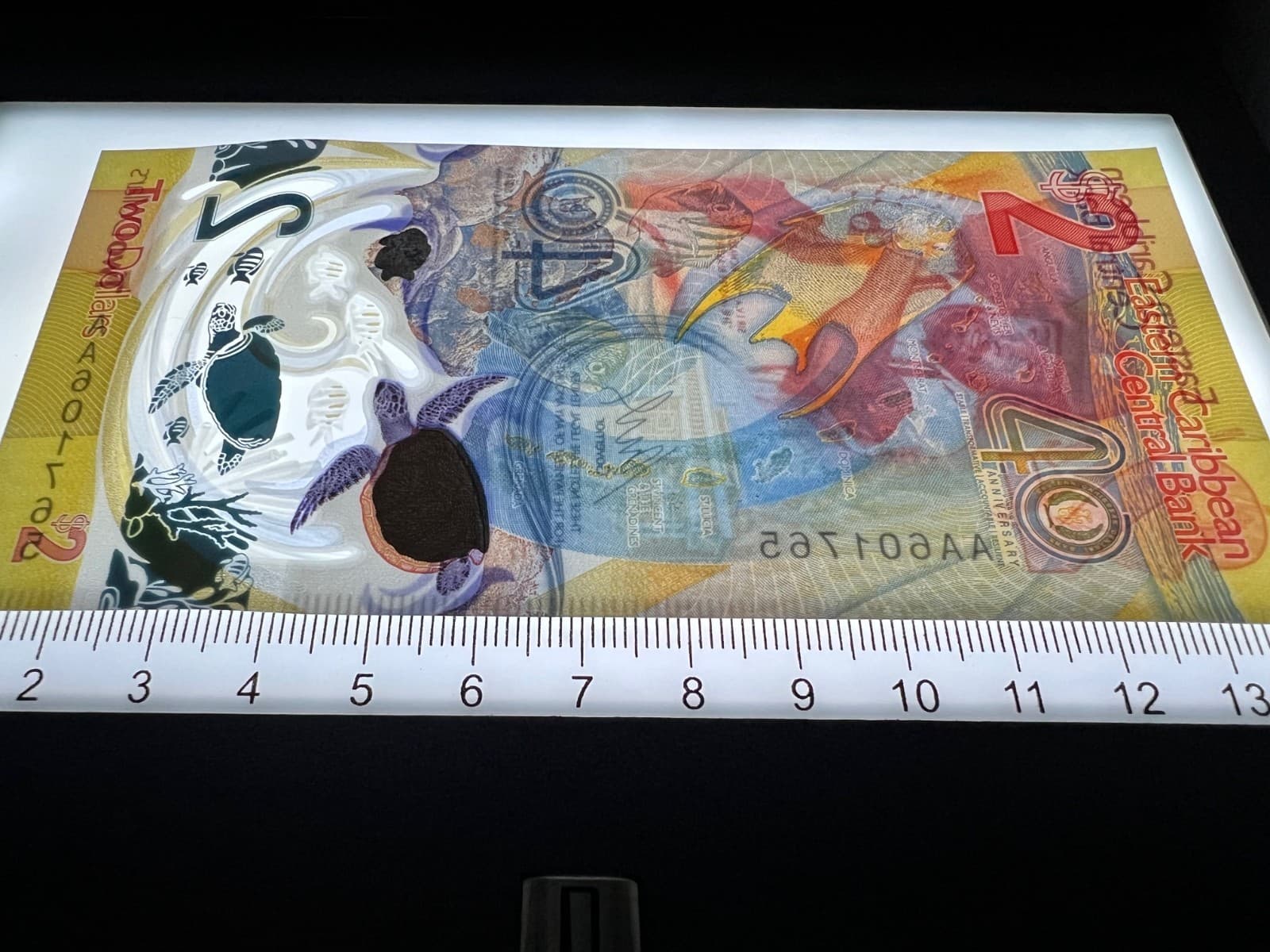 Eastern Caribbean $2 Banknote World Paper Money UNC Currency Bill Note Dollar 5