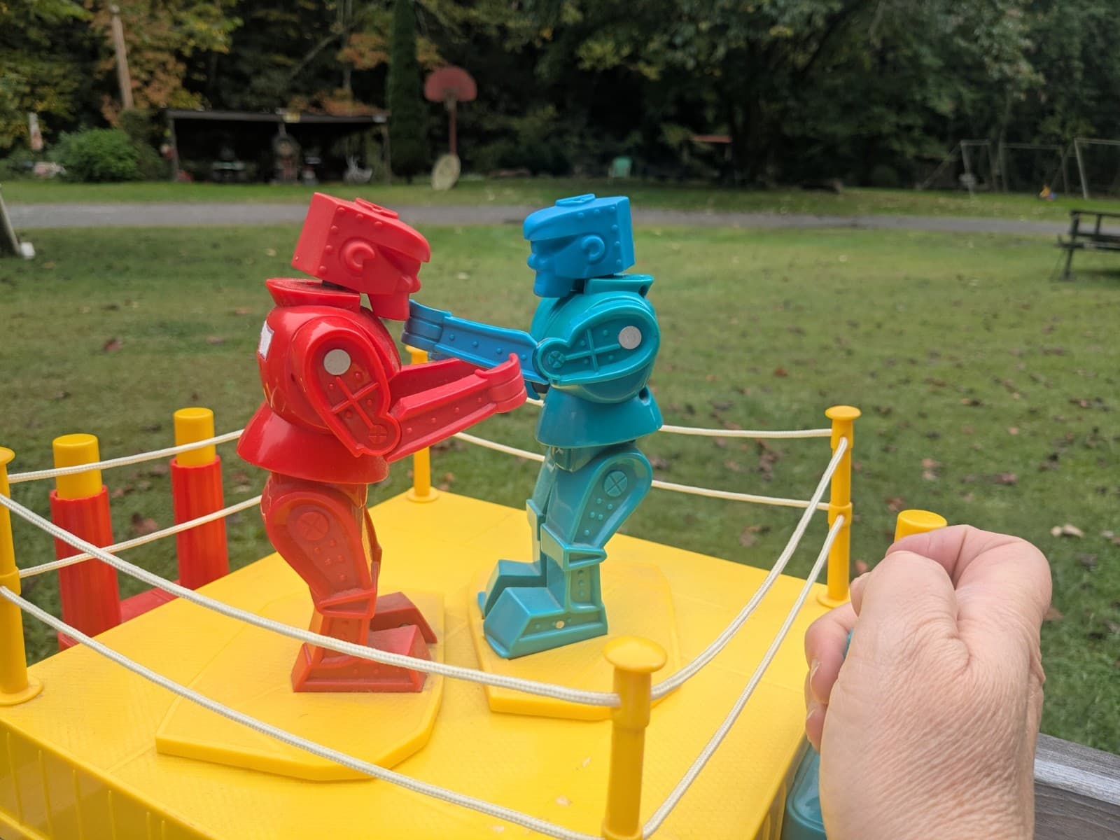 Vintage 2001 Mattel Rock'Em Sock'Em Robots Boxing Toy WORKING Large Version  5