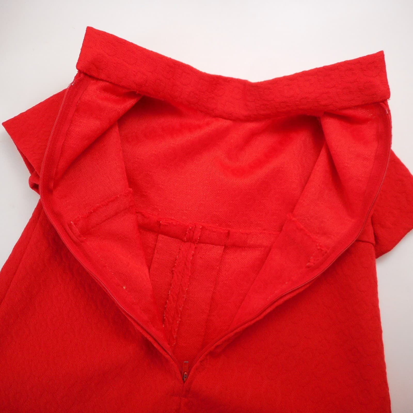 Vtg Outfit Girls approx 2T Toddler Two Piece Dress Pants Set Handmade Textured 5