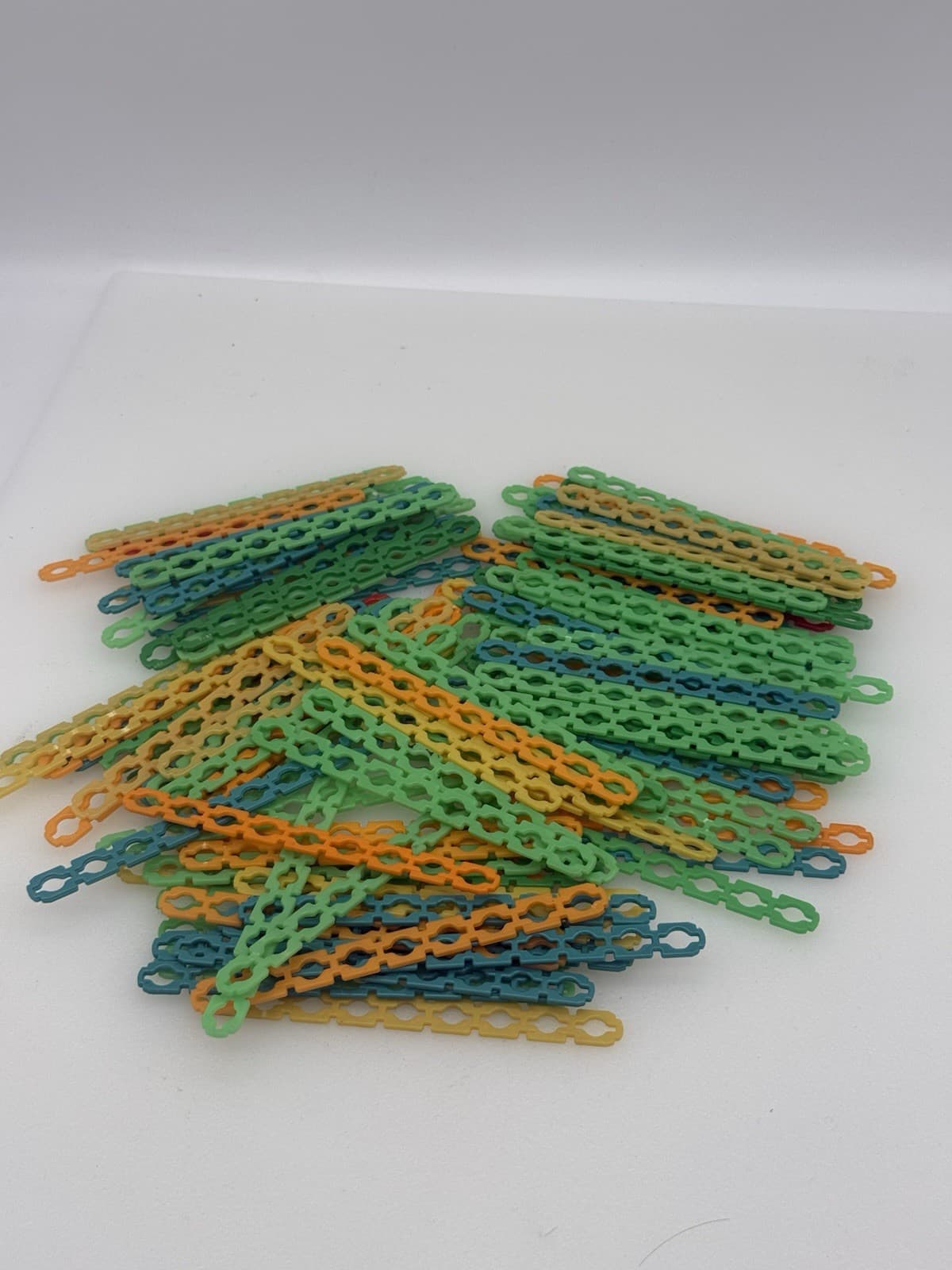 VTG Borden Elsie Stix Popsicle Plastic Building Crafting Sticks Lot Of 125 3