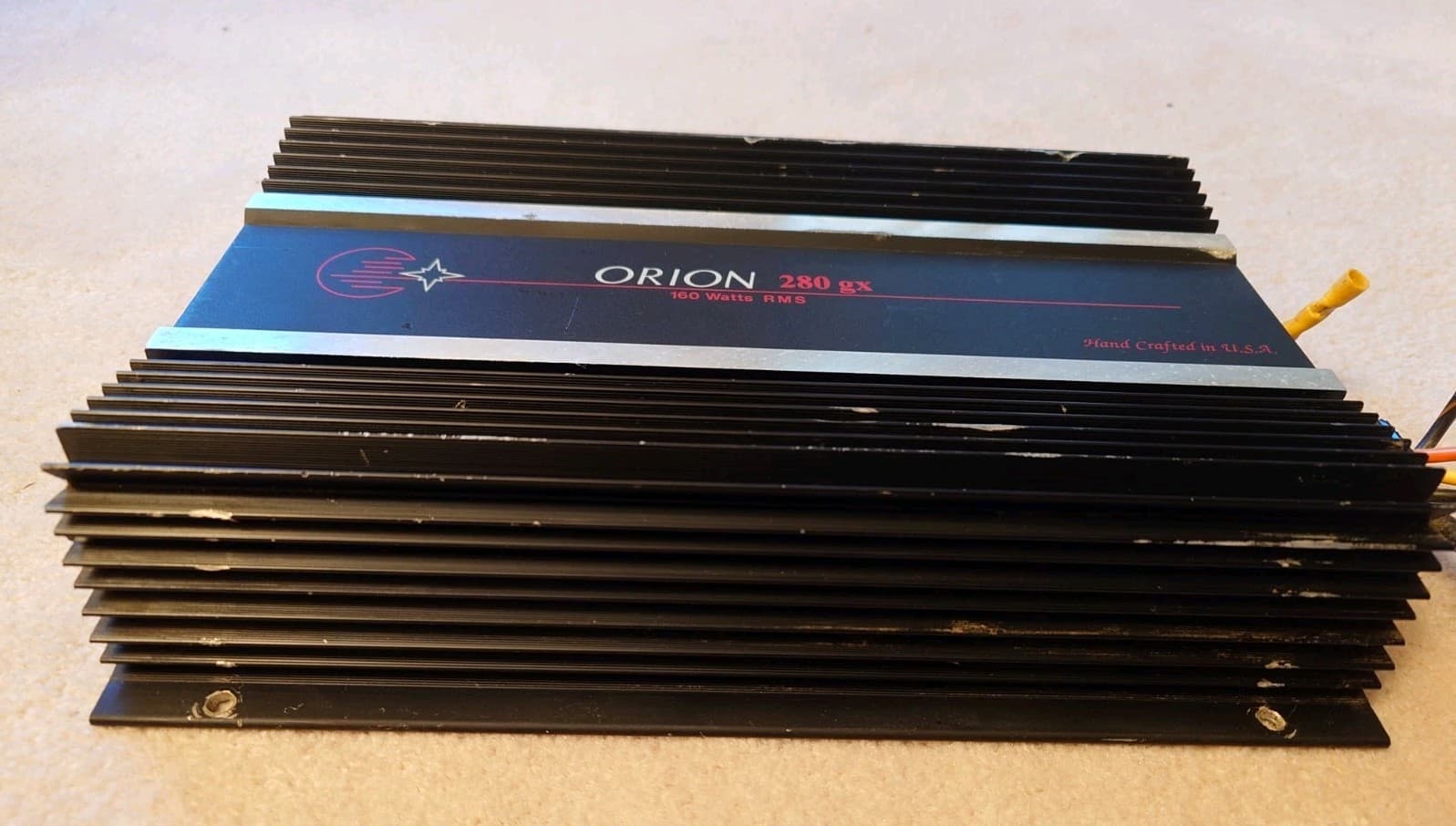 Orion 280gx Amp UNTESTED VTG 1980s Radwood Amplifier 280 GX 160 Watts RMS 2 CHN 6