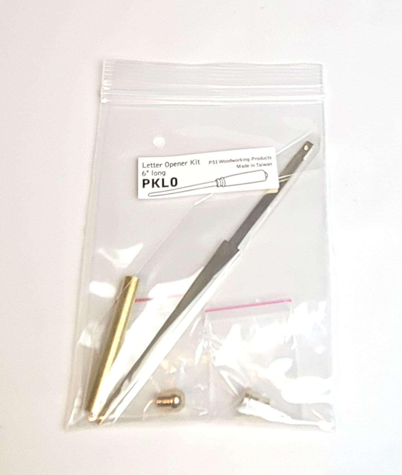 Letter Opener Kit Chrome Or Gold Woodturning Turning Lathe Project Fast Shipping 2