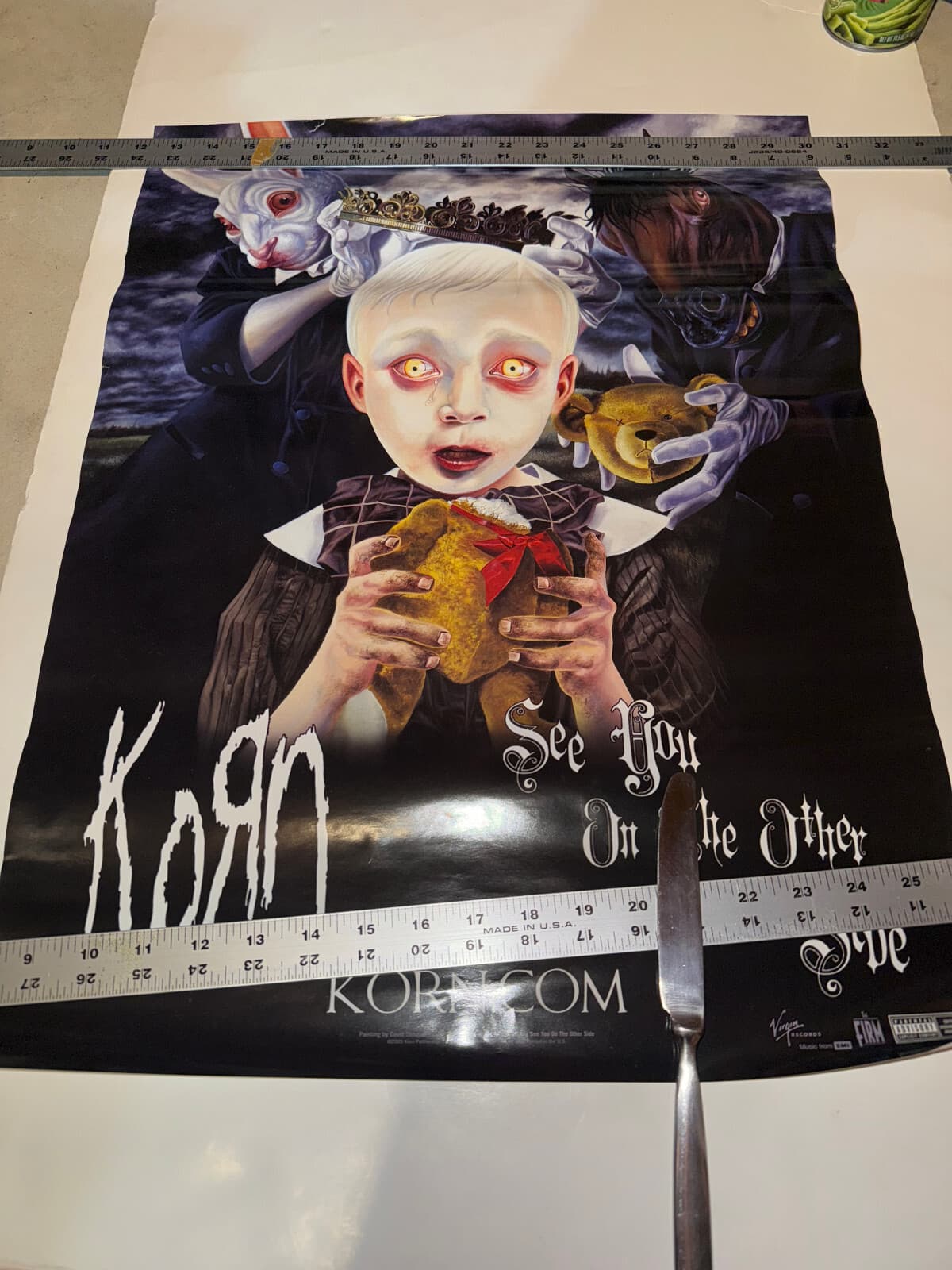 Korn 2005 See You on the Other Side original promo poster 3/10