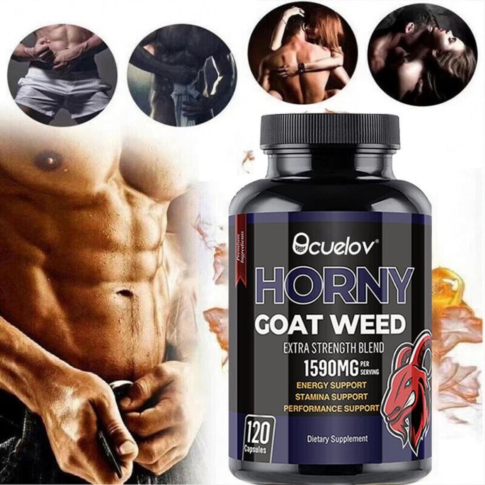 Horny goat weed for Men with Horny Goat Weed 1000mg, Energy, stamina 120 caps 2