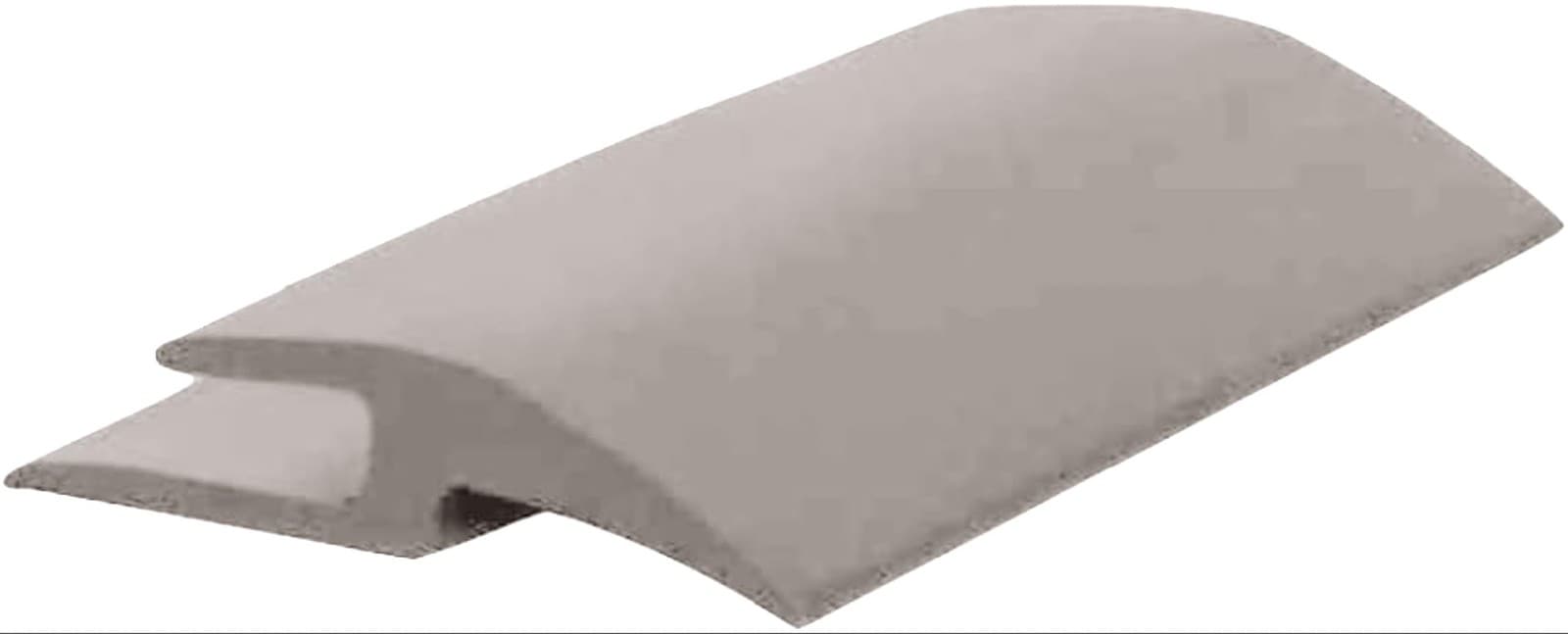 Roppe Vinyl Tile Carpet Joiner Profile #177, Greige, 1/4" H X 12' L X 1-13/16" W