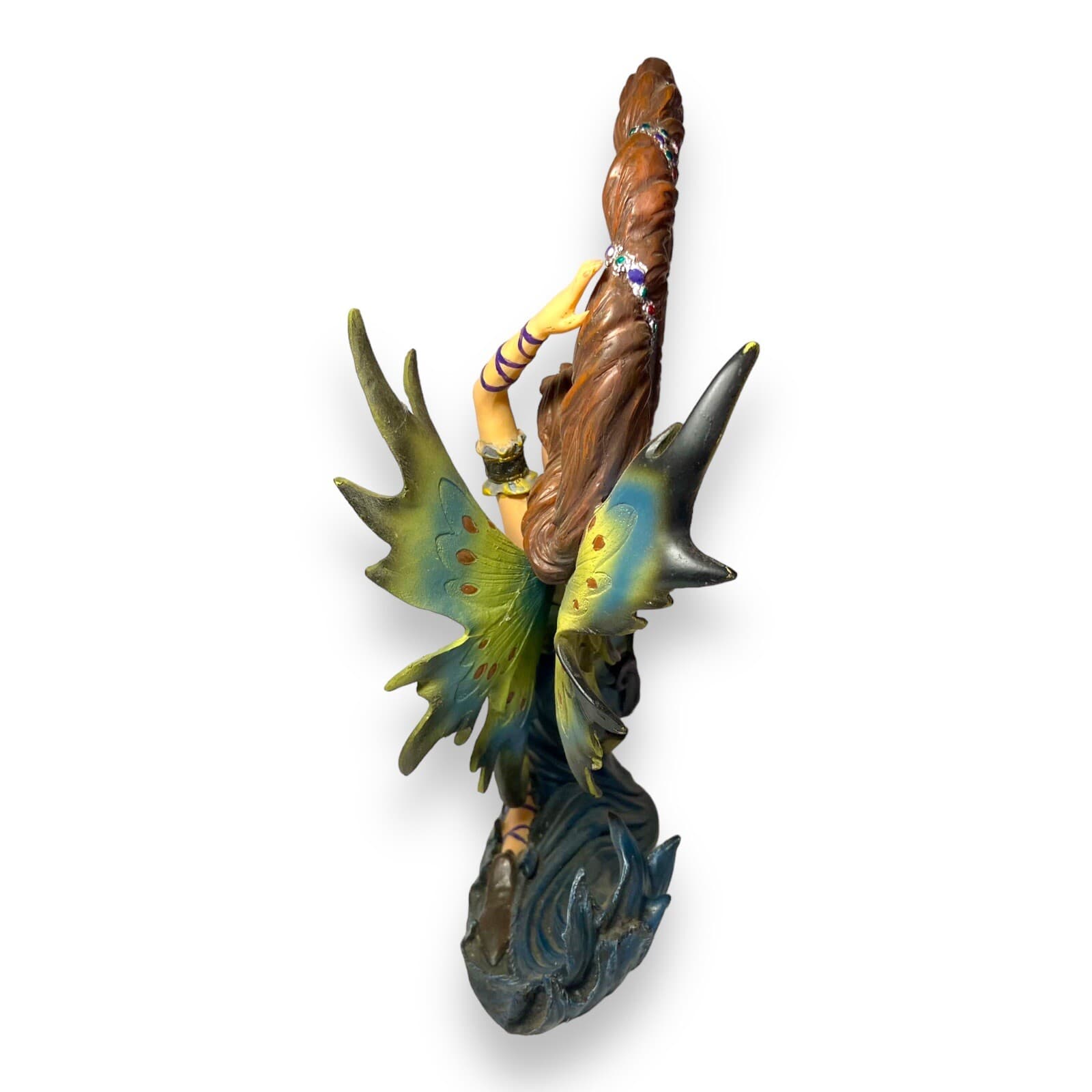 Nemesis Now Mystical Gothic Fairy Tattooed Sprite Mirror, Tabletop, Repaired 4