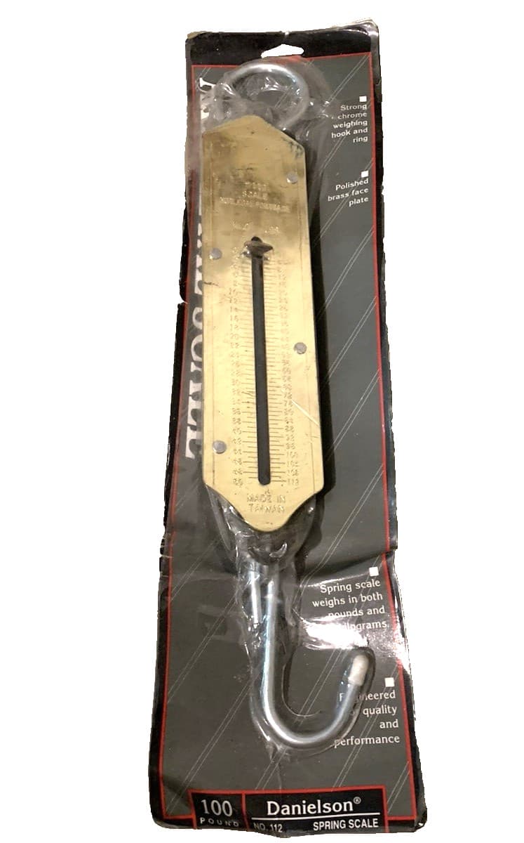 NOS Vintage Danielson Scale 100 LB Capacity All Metal Spring