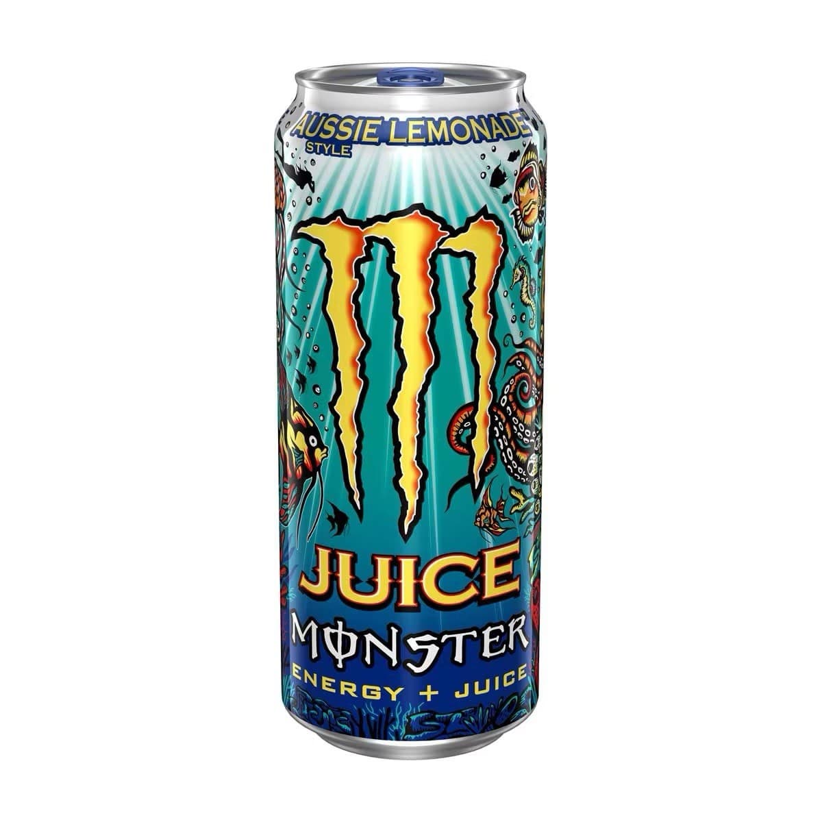 Monster Energy + Juice Aussie Style Lemonade 16 Fl Oz Cans Case (24 Pack) 6