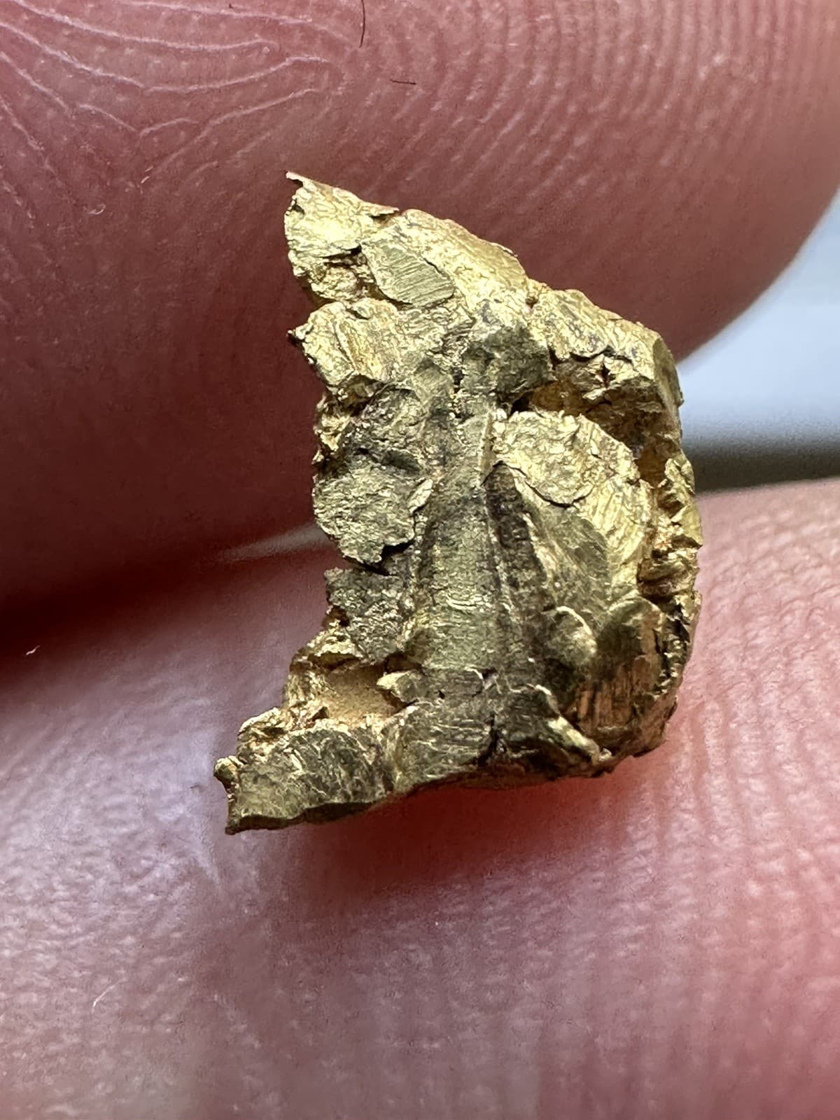Gold Nugget from Potosi, Bolivia Tupiza Mine, 1.389 grams 3