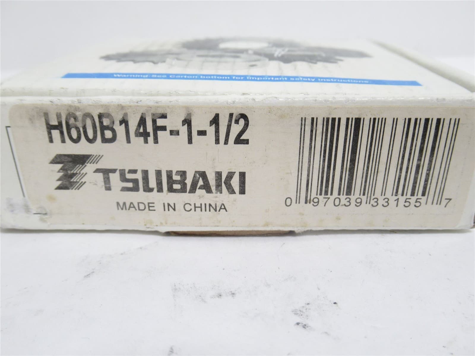 237765 New In Box; Tsubaki H60B14F 1-1/2 Hardened Sprocket #60; 14T; 1-1/2"ID 2