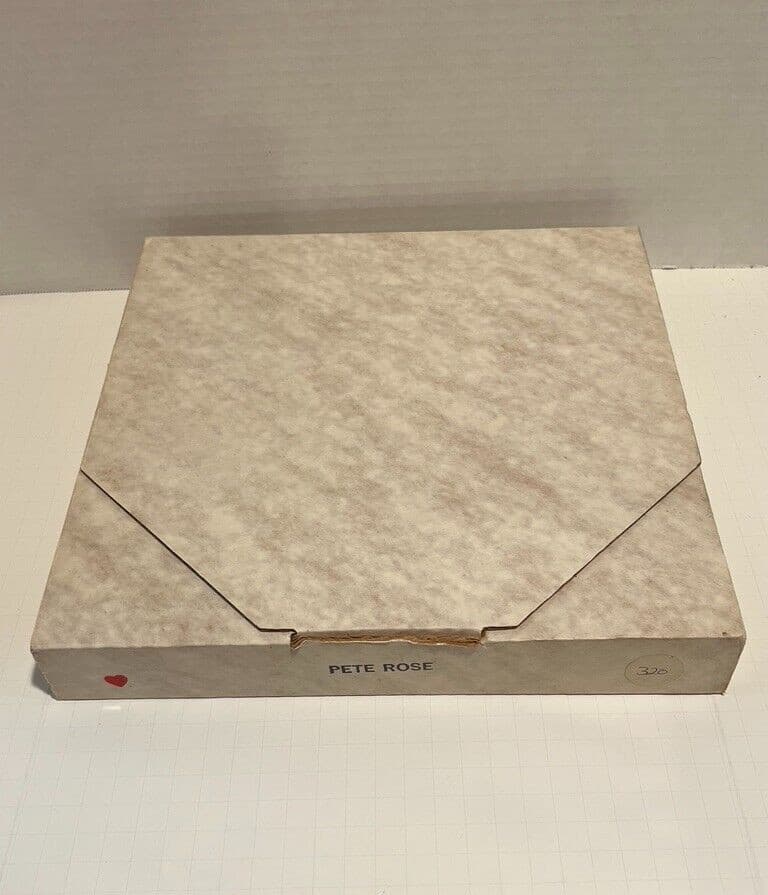 Hand Signed Pete Rose 1985 Limited Edition Gartan 10 1/2" Plate 5