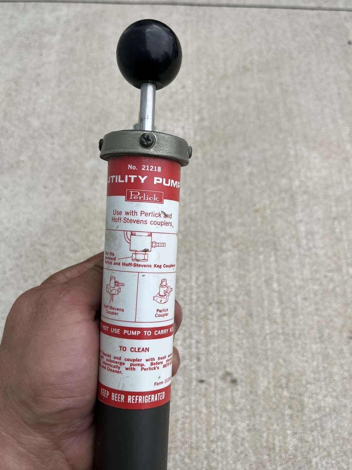 keg tap pump Perlick 21218 5