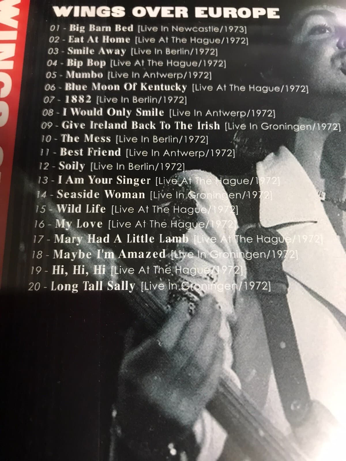 Wings / Paul McCartney -「Tour Over Europe」1971-1973 CD+DVD 4