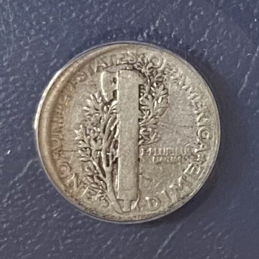 100% to Charity - 1916 D Mercury Dime 10C 90% Silver ANACS G 04 GOOD 4 DETAILS 4