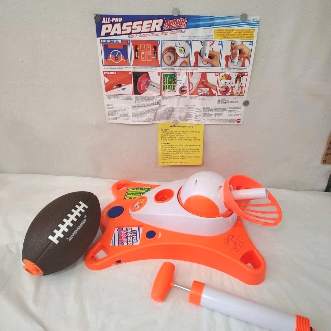 All Pro Passer Robotic Quarterback Tested Works Great Complete Incl Instructions 2