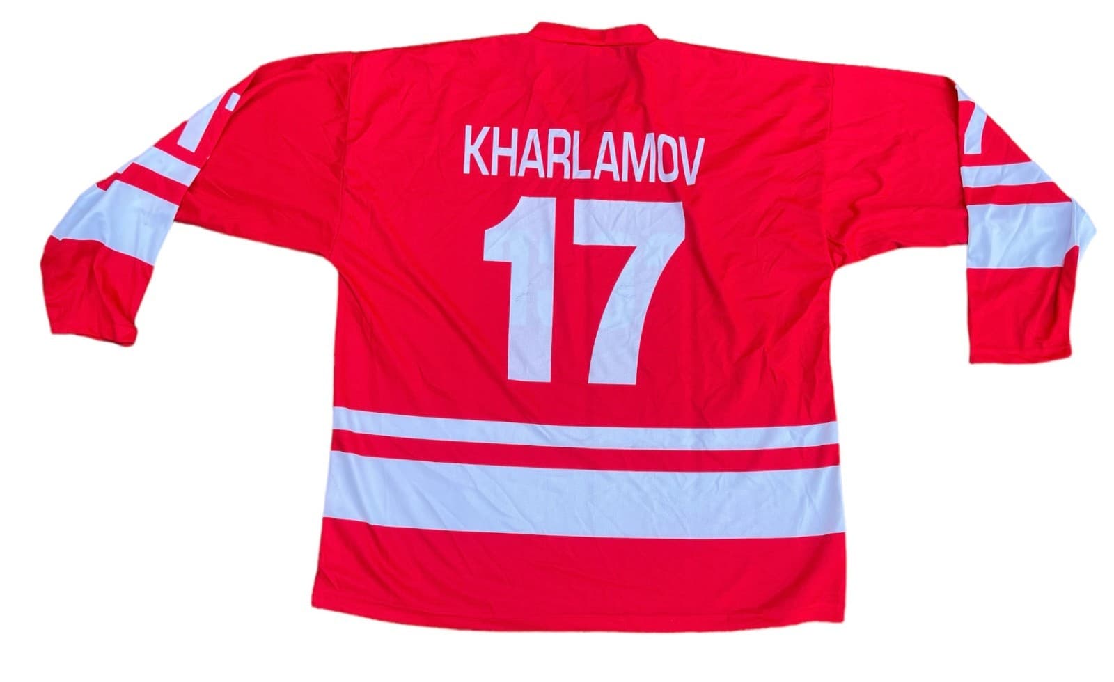 VINTAGE CCCP (RUSSIA), HOCKEY TEAM JERSEY, KHARLAMOV, #17, men's Xlarge, new/tag 3