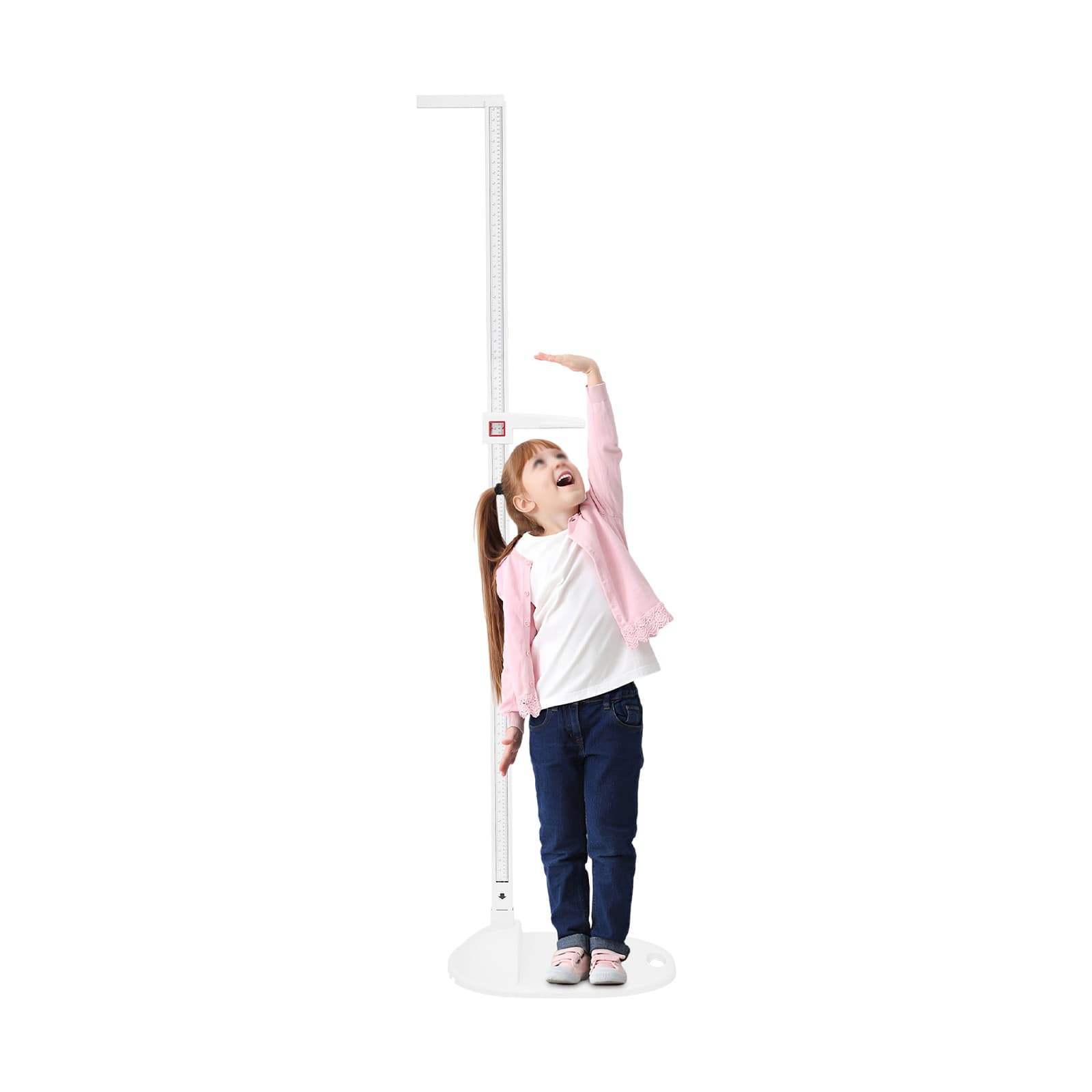 Accurate Height Measurement Scale Height Measuring Tool 20-210cm Floor Mounted 4