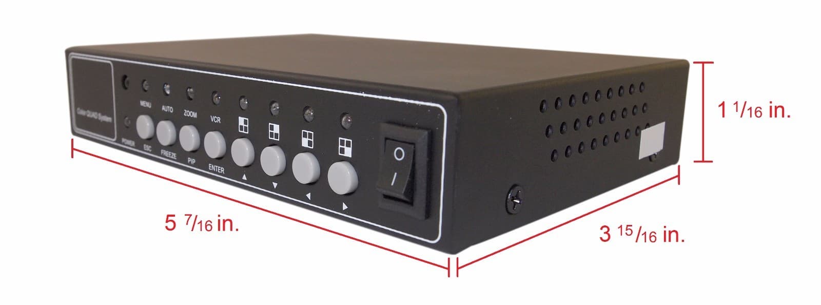 4 Port 4 Channel Color Analog Camera Quad Processor High Quality Splitter Switch 4