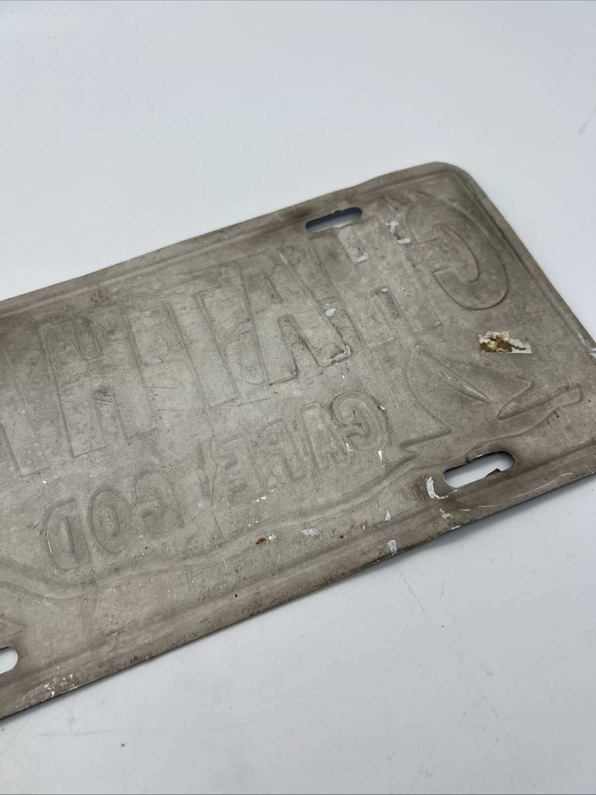 Vintage Metal Cape Cod License Plate CHATHAM (38) 6