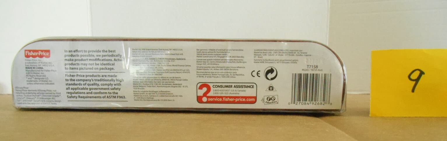 Fisher Price Geotrax Turbo RC Chick Hicks 86 Car & Remote New Y9 3