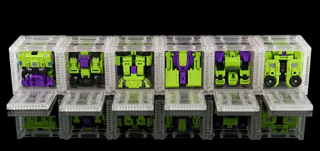 TRANSFORMERS Lucky Cat Micro Cosmos MC-02 Riki-Oh Devastator SET B G1  4