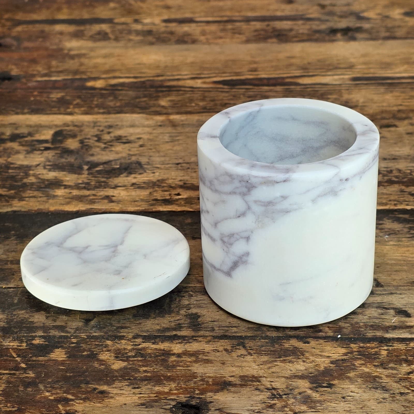 Threshold Marble Lidded Canister - Target (2016) - Bathroom / Kitchen Jar 4