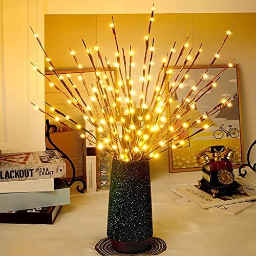 Lights Twig - 60 LED Waterproof & Battery Operated Branch Lights for Vases,  3