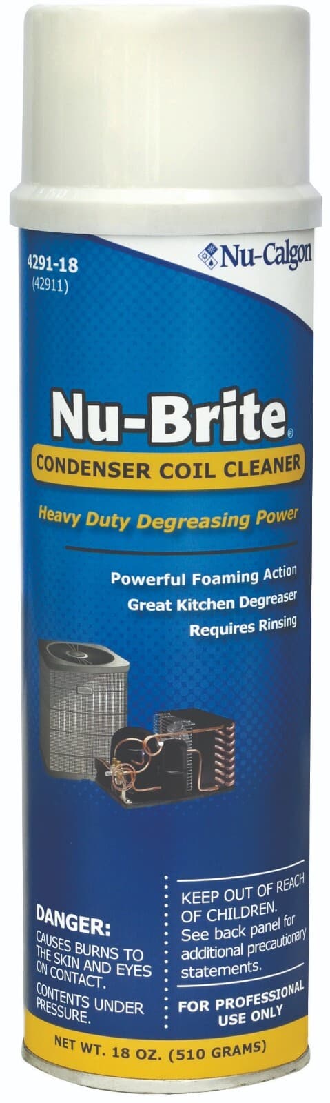 Nu-Calgon 4291-18 Nu-Brite Aerosol Coil Cleaner