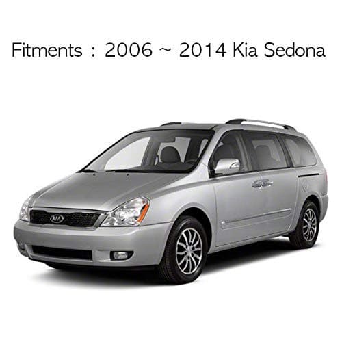 AUTOCLOVER Smoke Tinted Rain Guards 4pcs for KIA Sedona 2006~2014  3