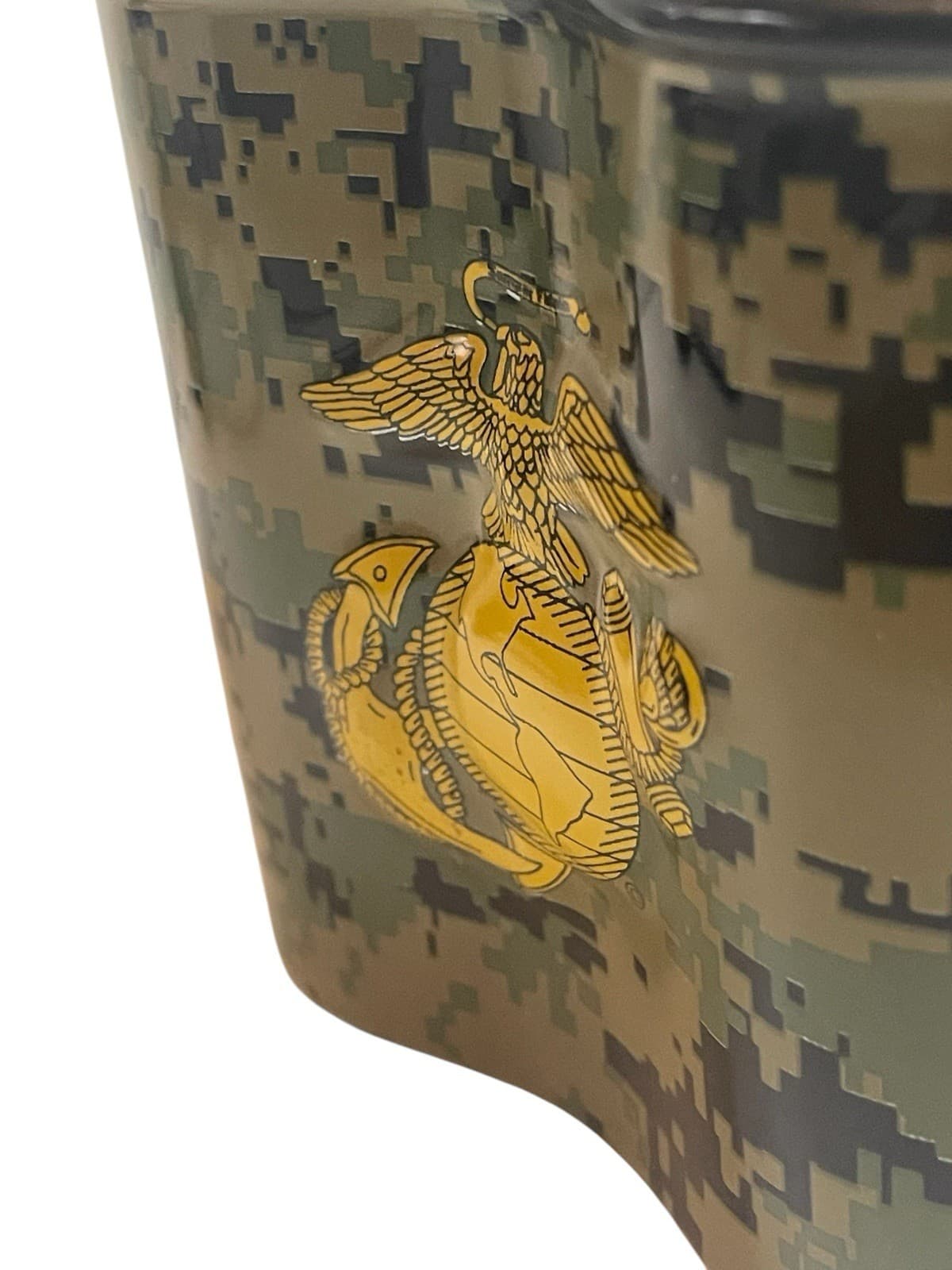 Official USMS Navy Military Marpat Camo Embossed Canteen Ceramic Mug 16 Oz 6