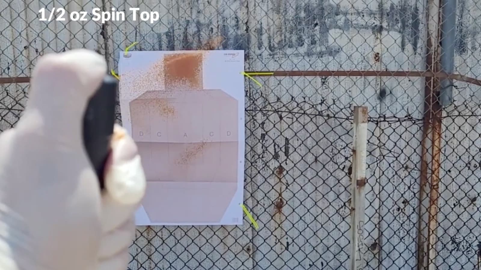 Police Magnum Pepper Spray Keychain Spin Top- Black .50oz NEW COMPACT MODEL 6