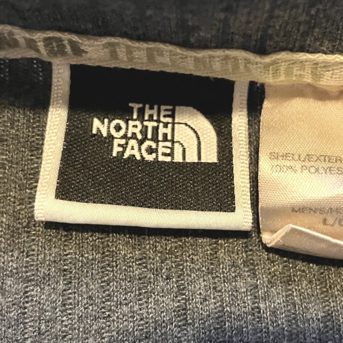 The North Face Shirt Mens Large Henley Long Sleeve Ribbed Knit Pullover Gray 4