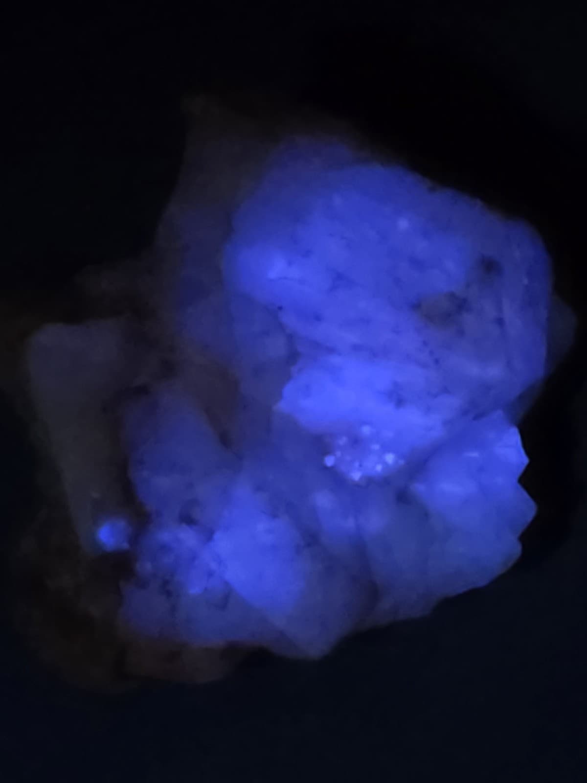 Terlingua Calcite Phosphorescent Mineral Specimen 3.54 Oz