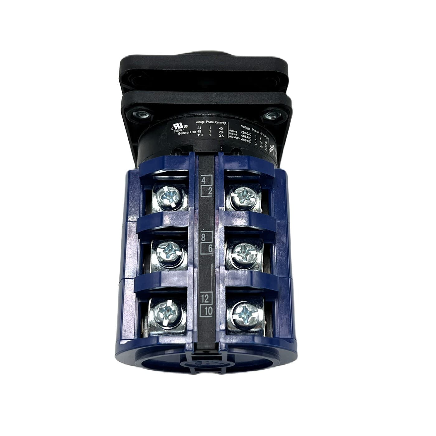 Manual Transfer Switch Line-Off-Inverter/Gen, 63 Amp 3 Pole cRU UL listed switch 5