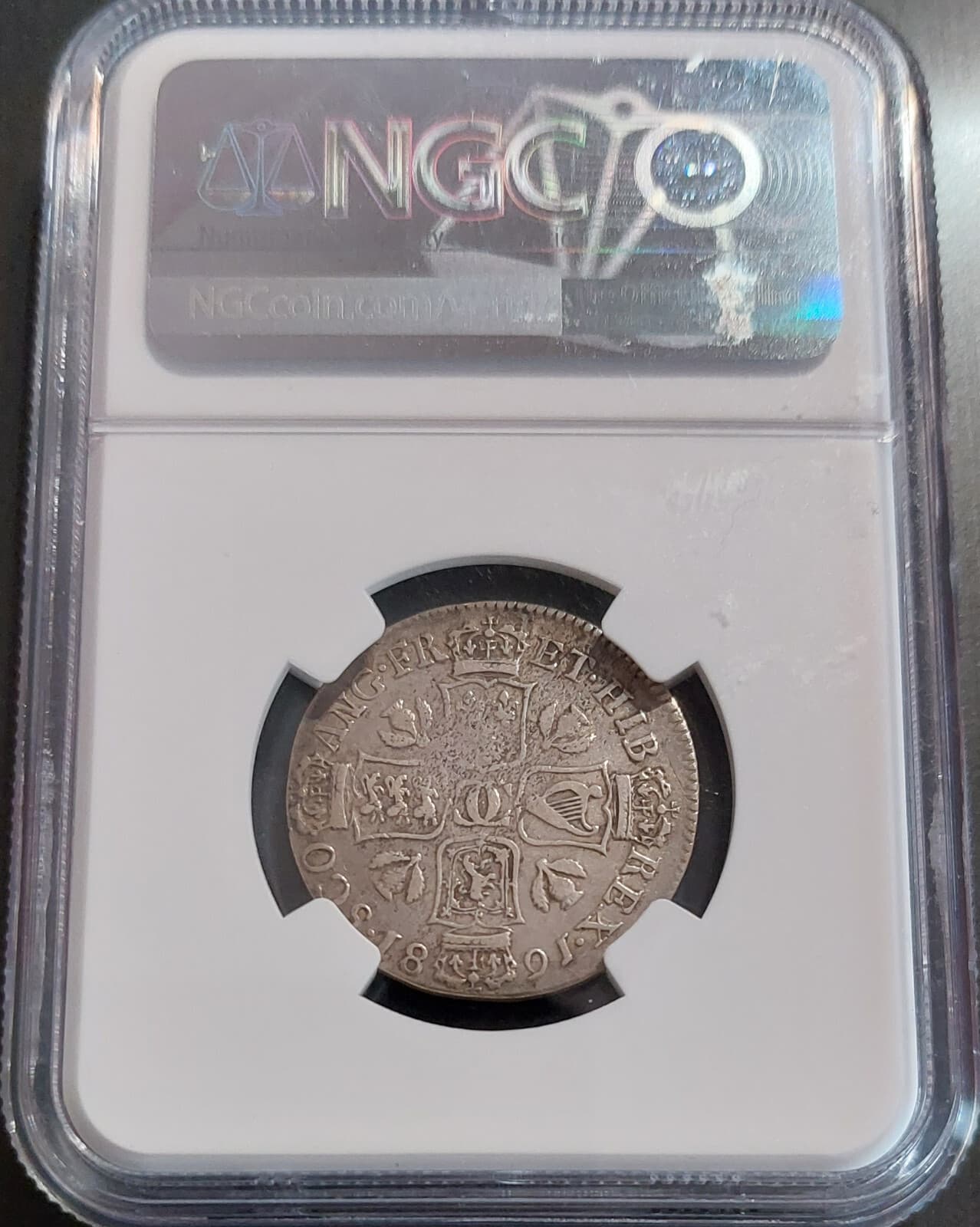 SCOTLAND 1681 Charles II 1/4 Dollar SCARCE Certified Graded NGC VF20 POP ONLY 1 4