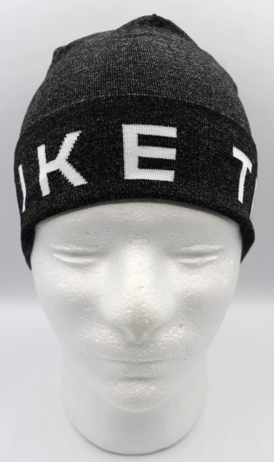 Nike Dri-Fit Trail Knit Beanie Hat Adult Black/Summit White 2