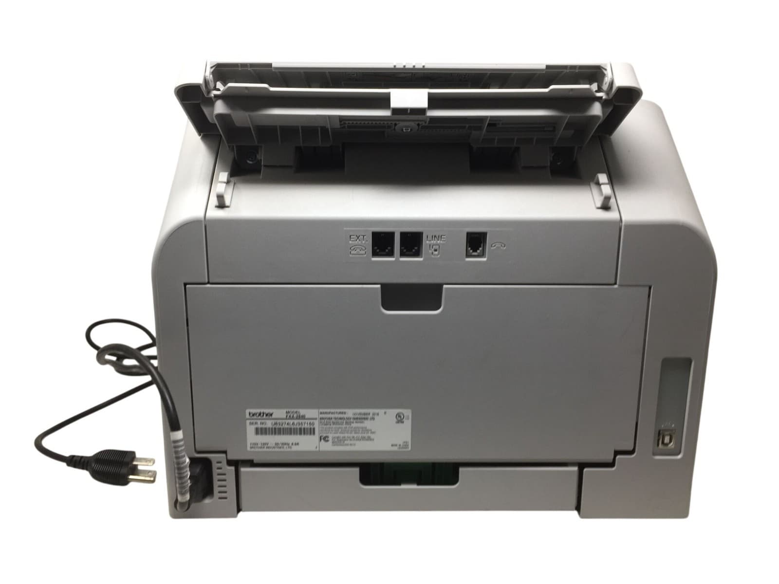 Brother Laser Fax Super G3/33.6 kbps - IntelliFax (Model Fax-2840) 4