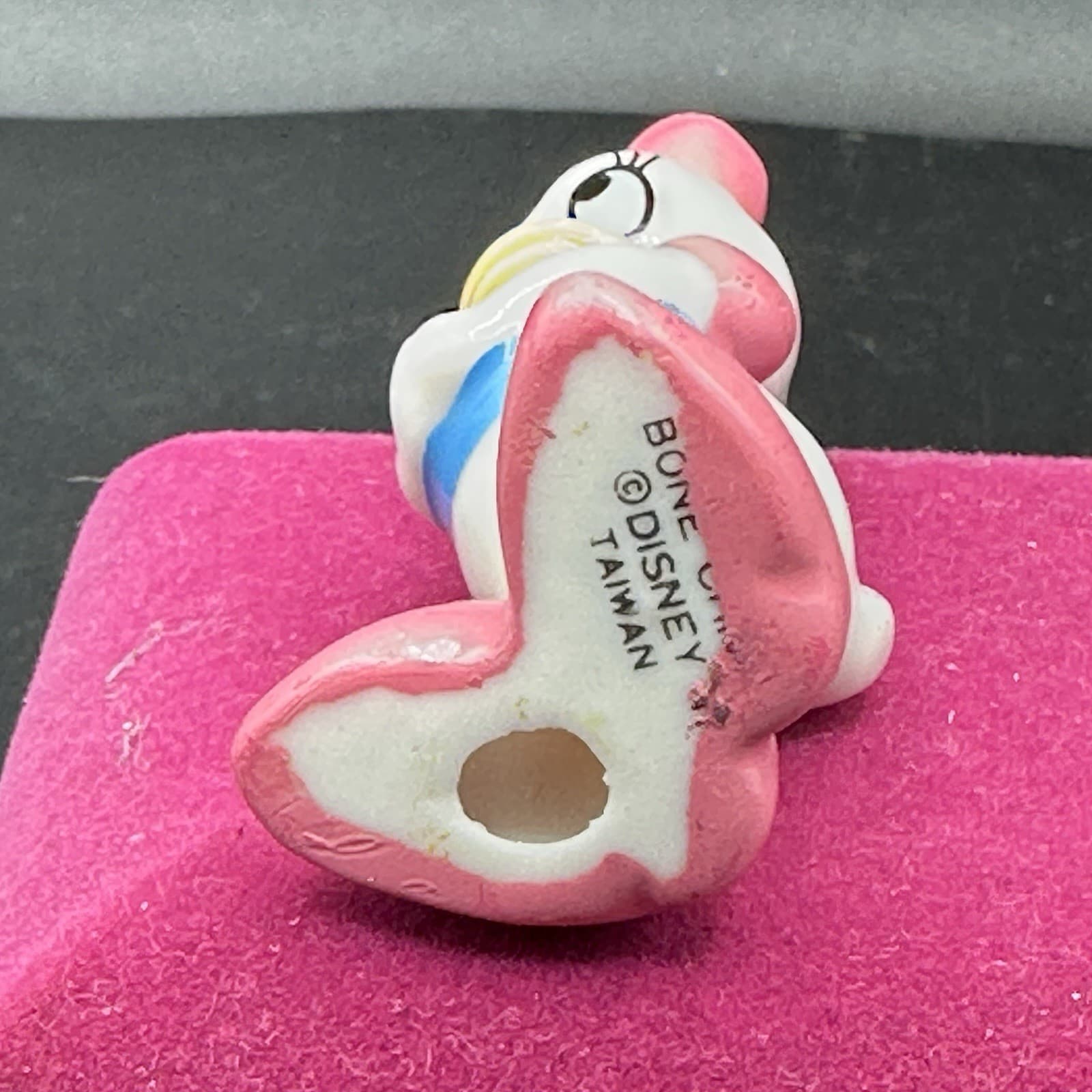 Vtg Disney Daisy Duck Mini Figurine Bone China Taiwan 2” Ceramic Collectible 5